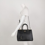 PRADA Galleria Double Zip Tote Saffiano Leather Large — thumbnail 2