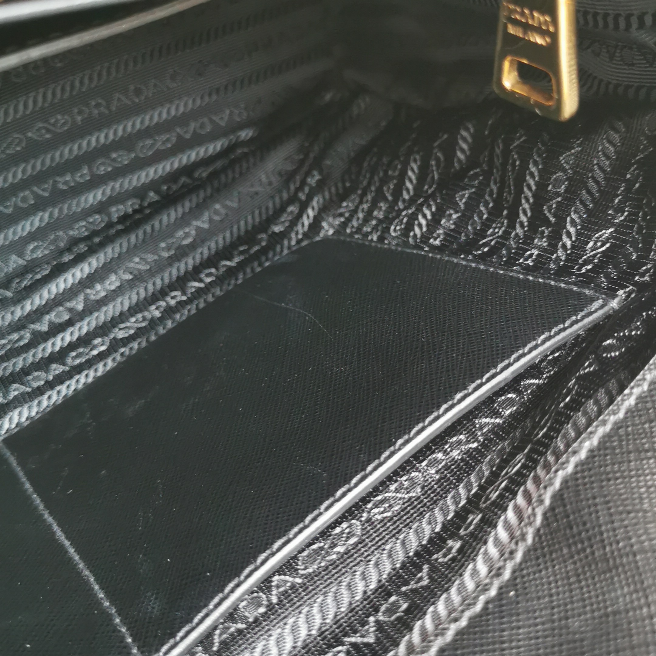 PRADA Galleria Double Zip Tote Saffiano Leather Large — photo 9 of 18