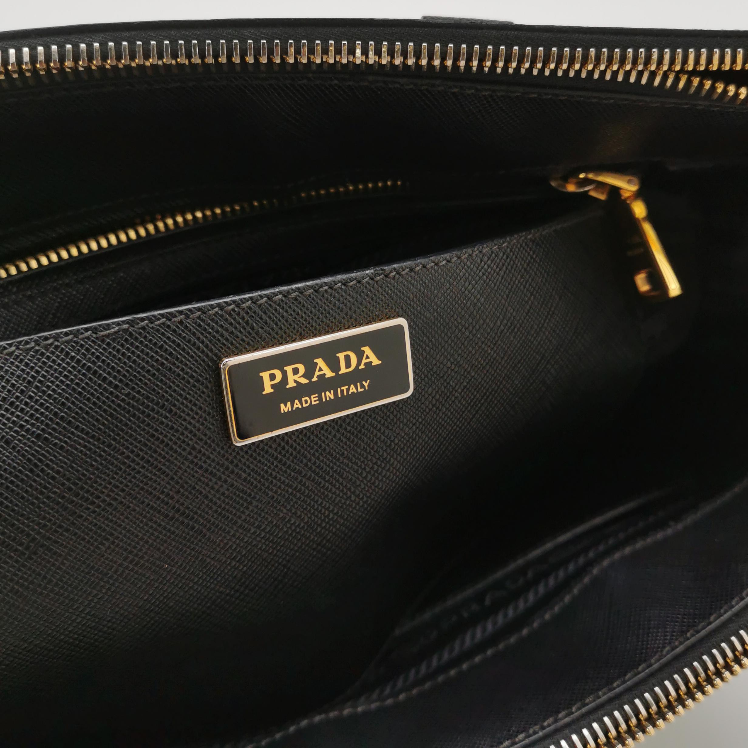PRADA Galleria Double Zip Tote Saffiano Leather Large — photo 8 of 22
