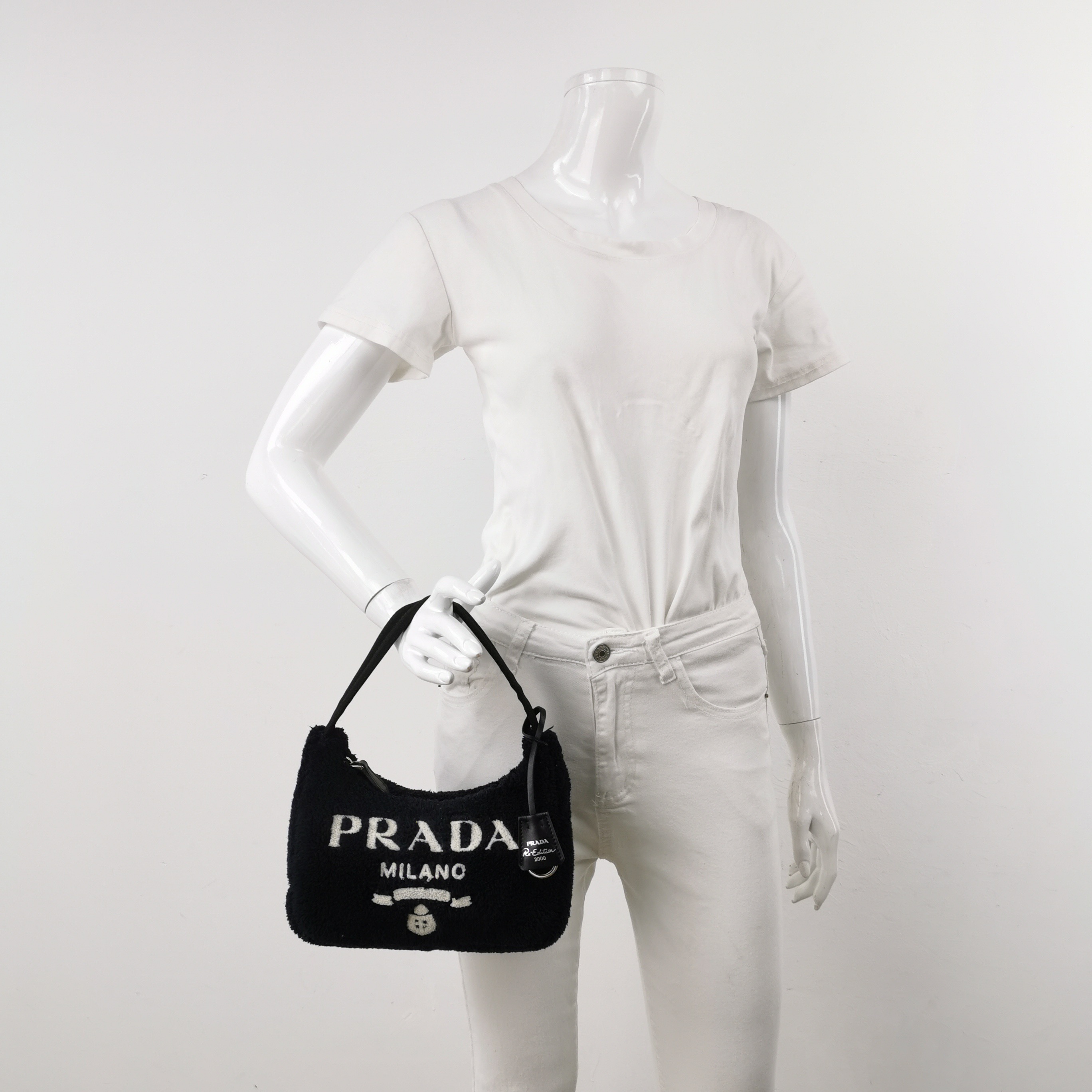 Prada Re-Edition 2000 Hobo Terry Cloth Mini — alternate view