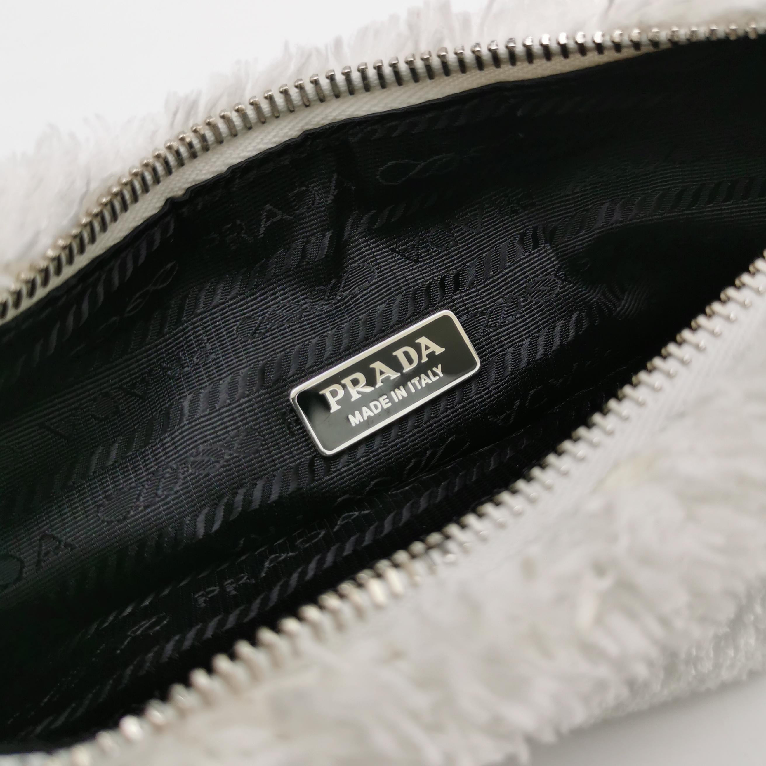 PRADA Re-Edition 2000 Hobo Terry Cloth Mini — photo 8 of 16