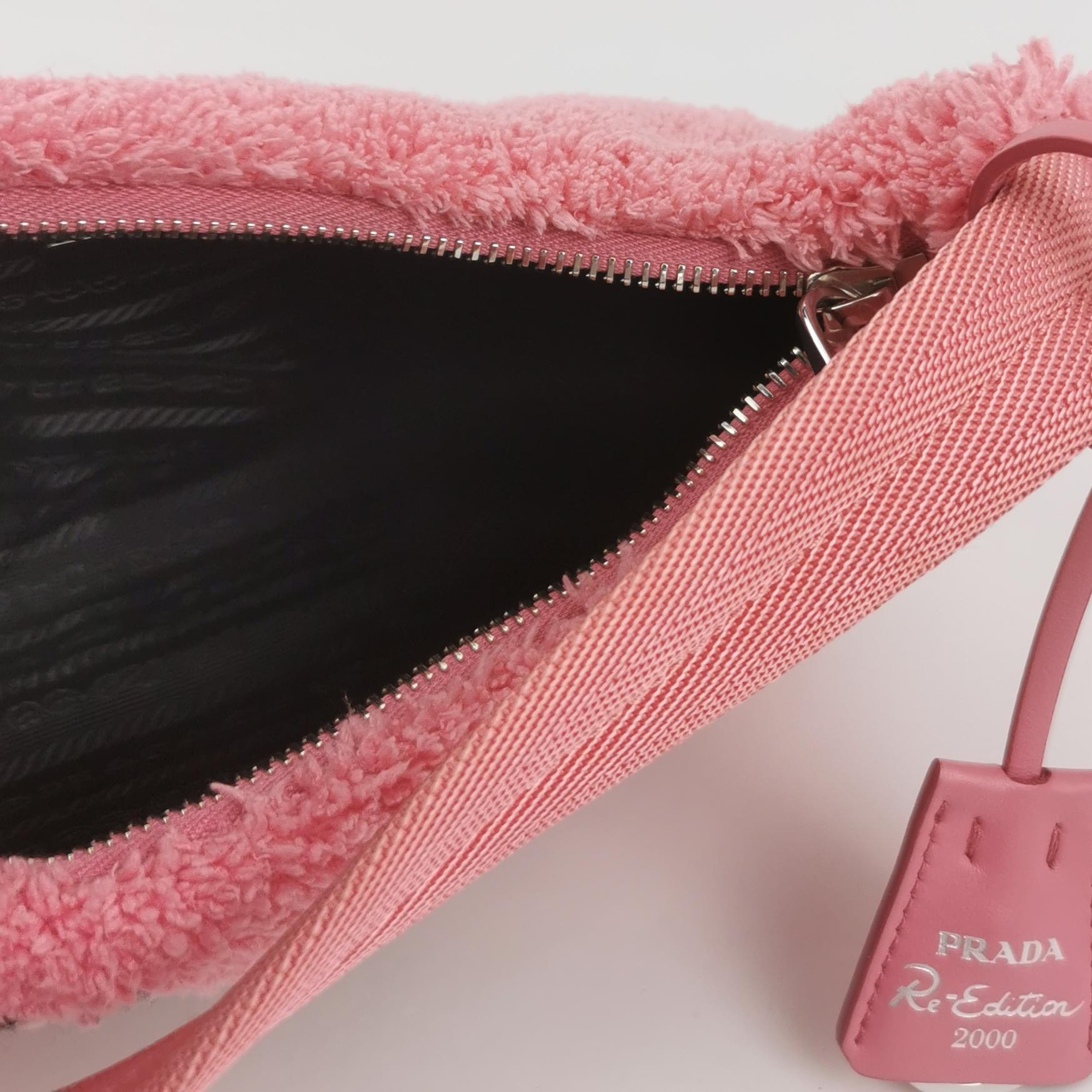 PRADA Re-Edition 2000 Hobo Terry Cloth Mini — photo 7 of 11