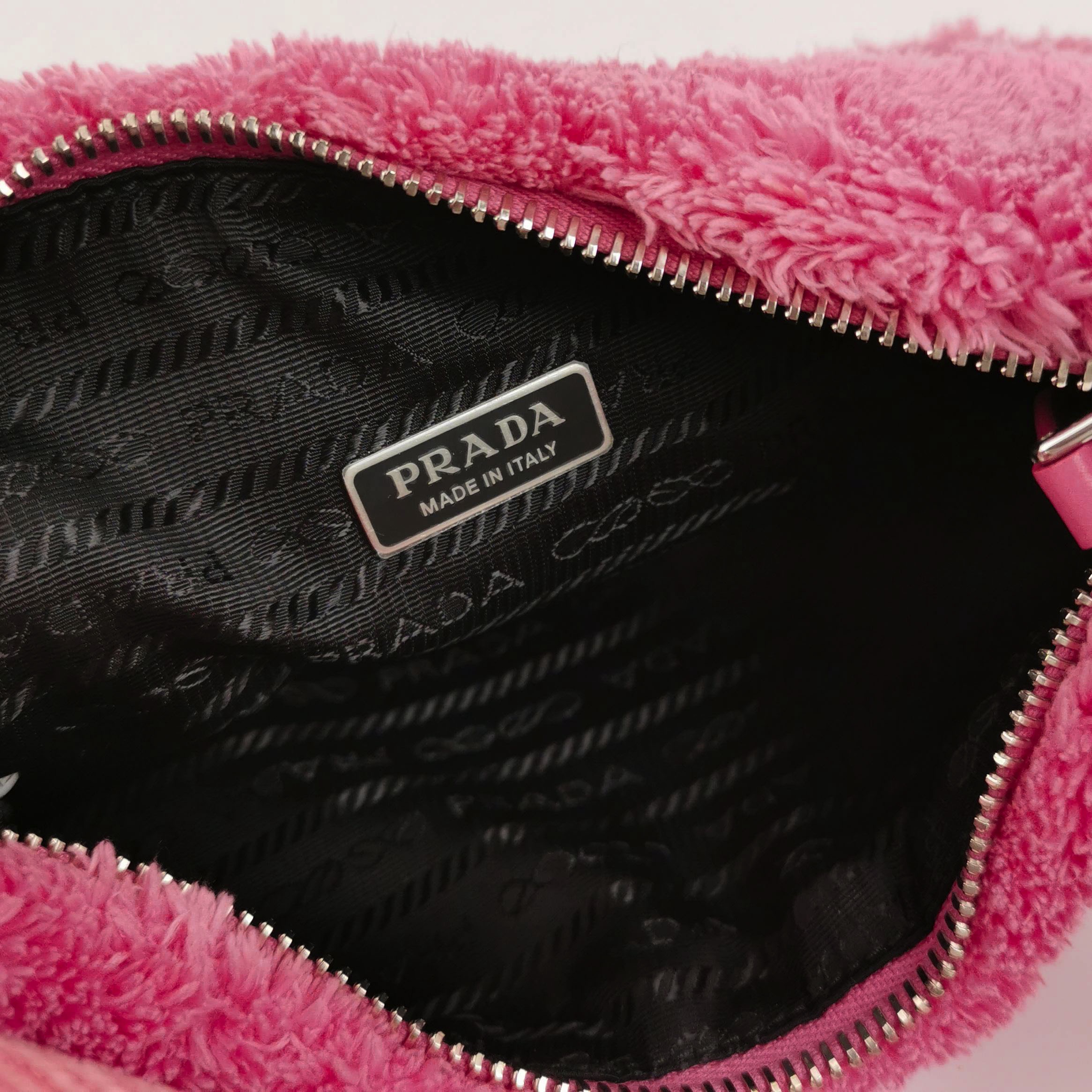 PRADA Re-Edition 2000 Hobo Terry Cloth Mini — photo 9 of 16