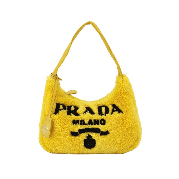 PRADA Re-Edition 2000 Hobo Terry Cloth Mini — pre-owned, Vierlot