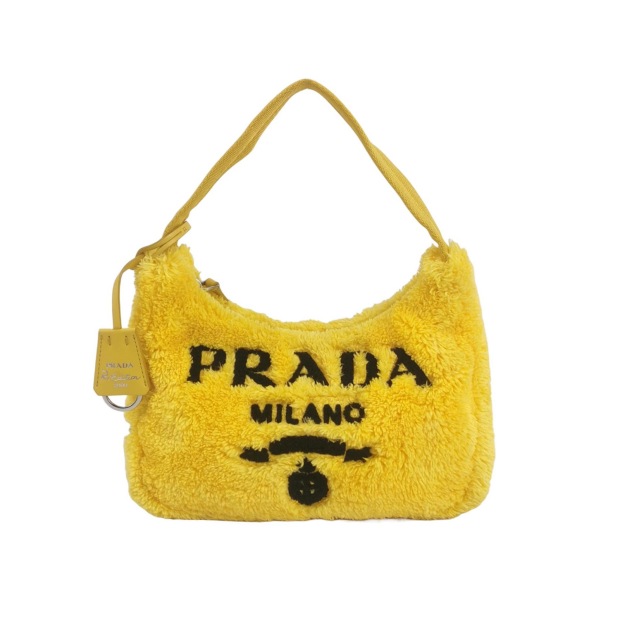 PRADA Re-Edition 2000 Hobo Terry Cloth Mini — pre-owned, Vierlot
