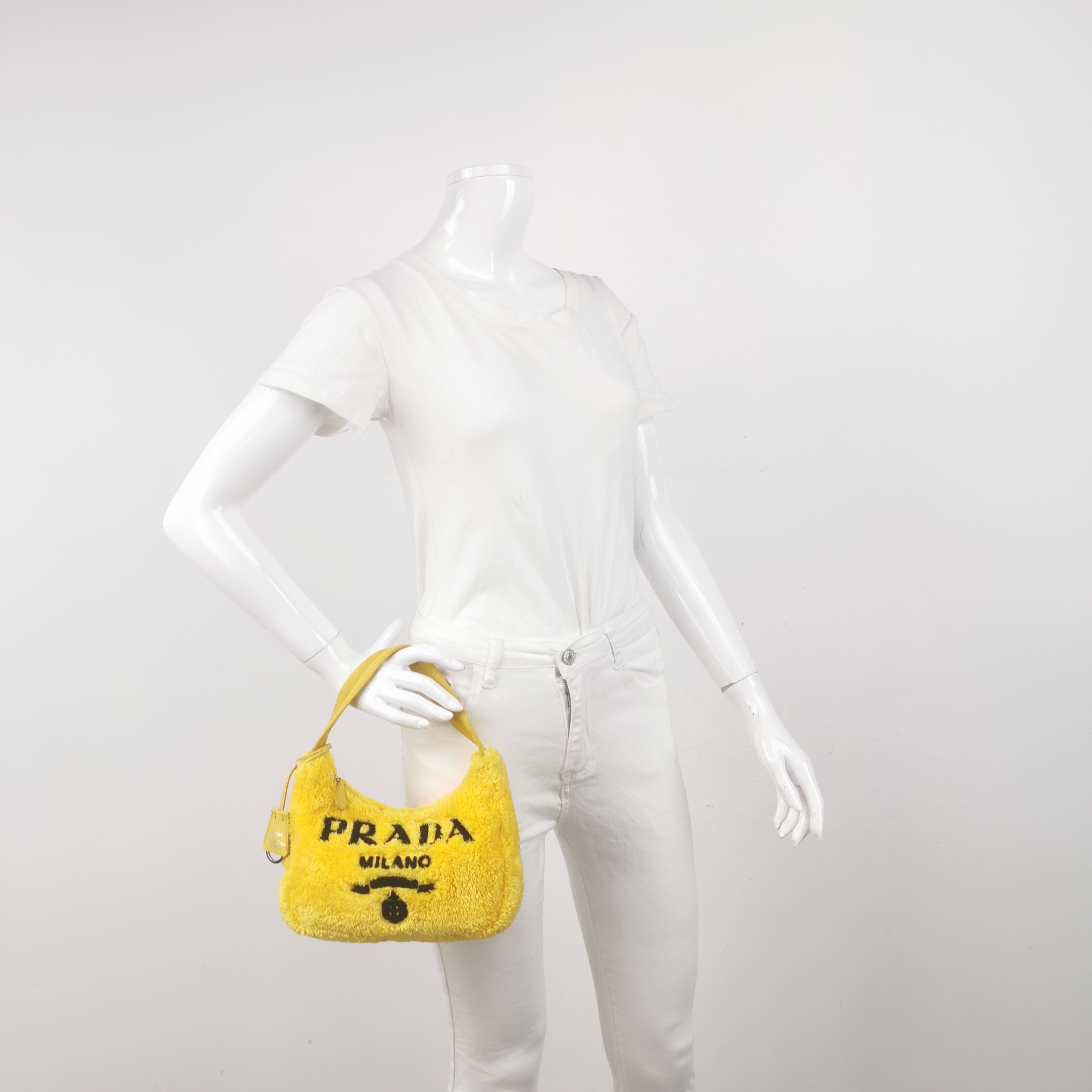 PRADA Re-Edition 2000 Hobo Terry Cloth Mini — alternate view