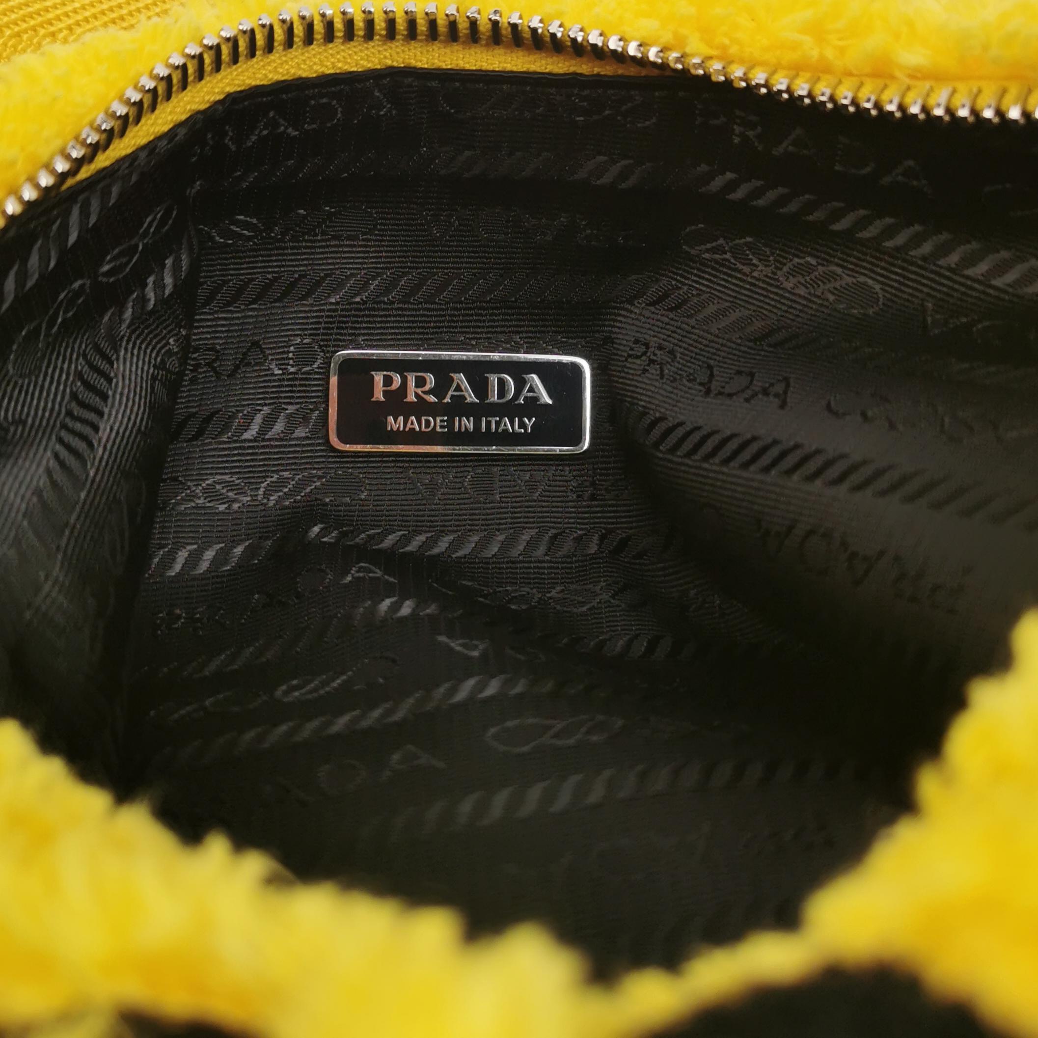 PRADA Re-Edition 2000 Hobo Terry Cloth Mini — photo 8 of 16