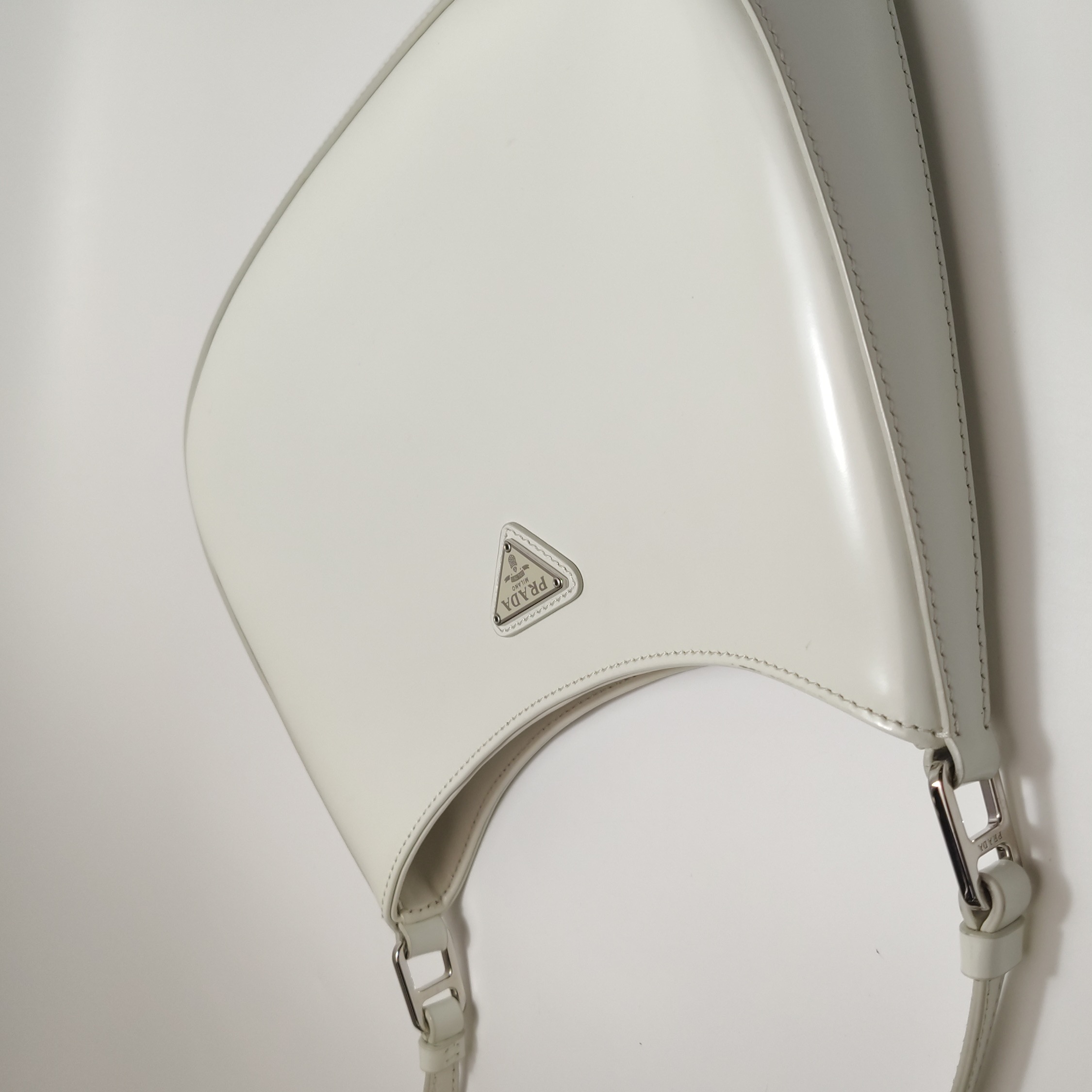 PRADA Cleo Shoulder Bag Spazzolato Leather Medium — photo 17 of 17