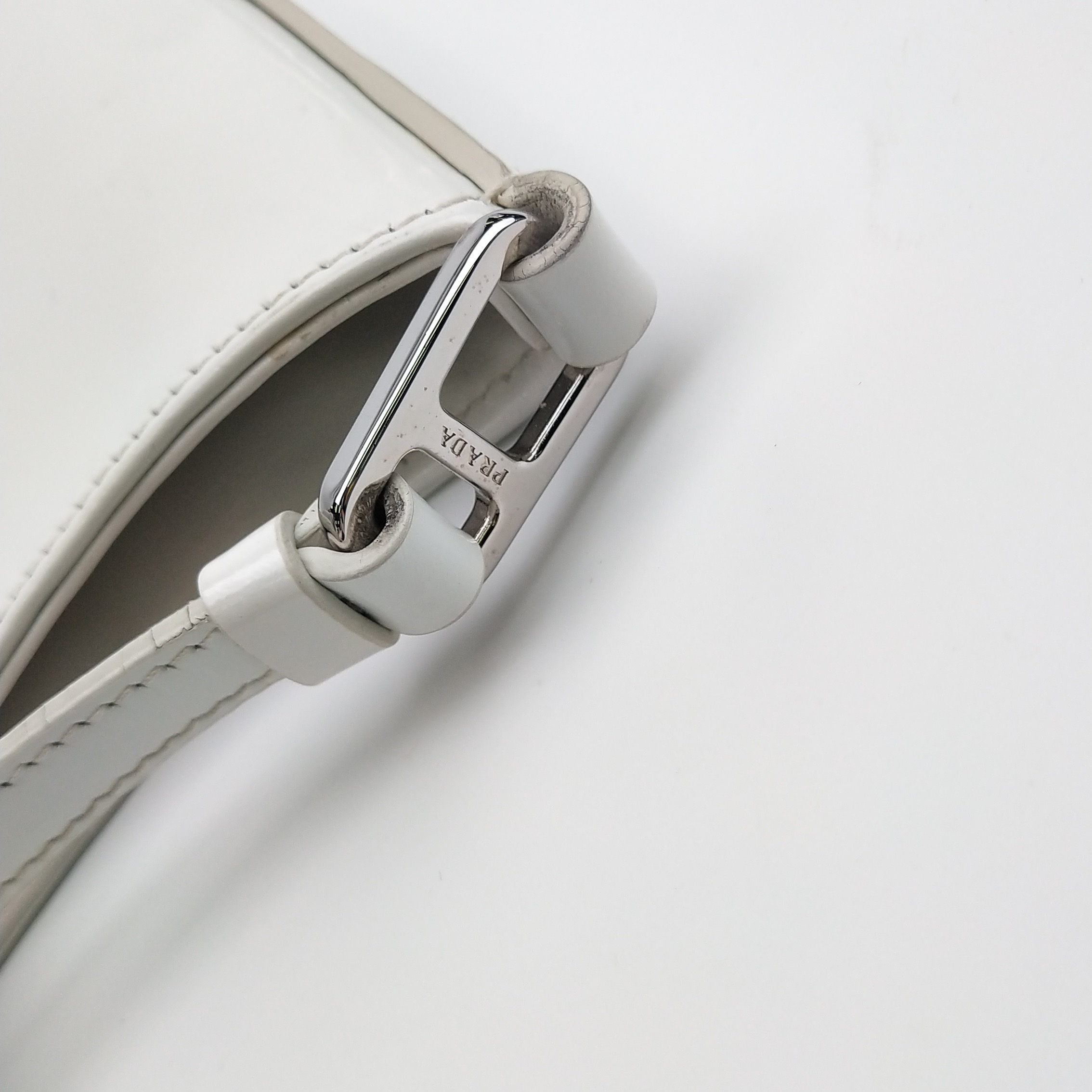PRADA Cleo Shoulder Bag Spazzolato Leather Medium — photo 12 of 12