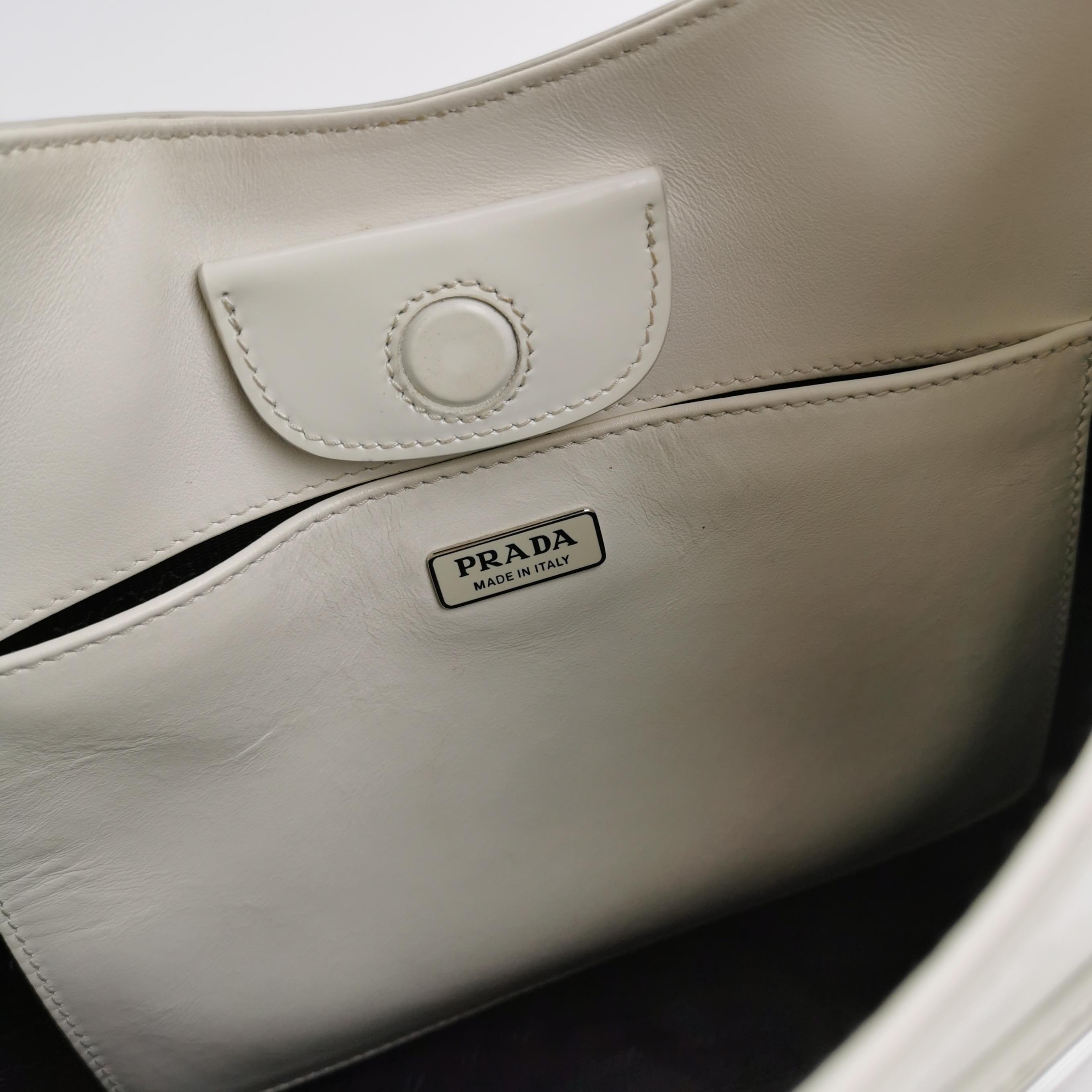 PRADA Cleo Shoulder Bag Spazzolato Leather Medium — photo 8 of 17