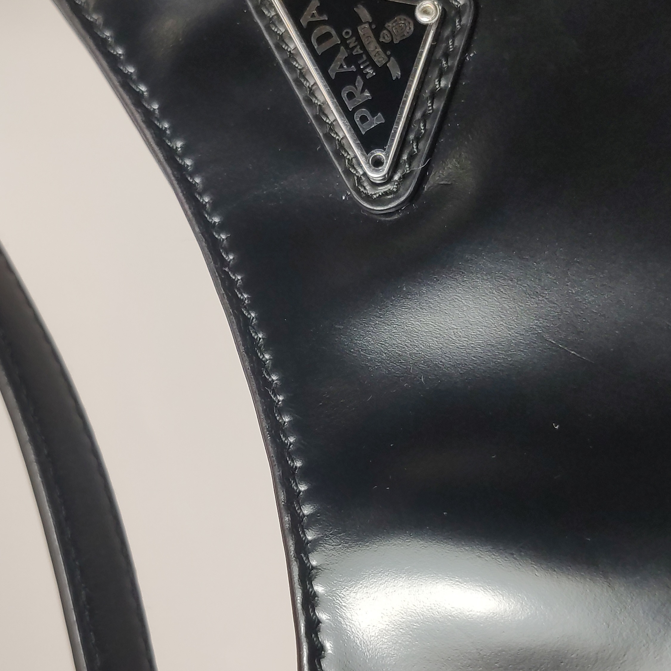 PRADA Cleo Shoulder Bag Spazzolato Leather Medium — photo 9 of 18