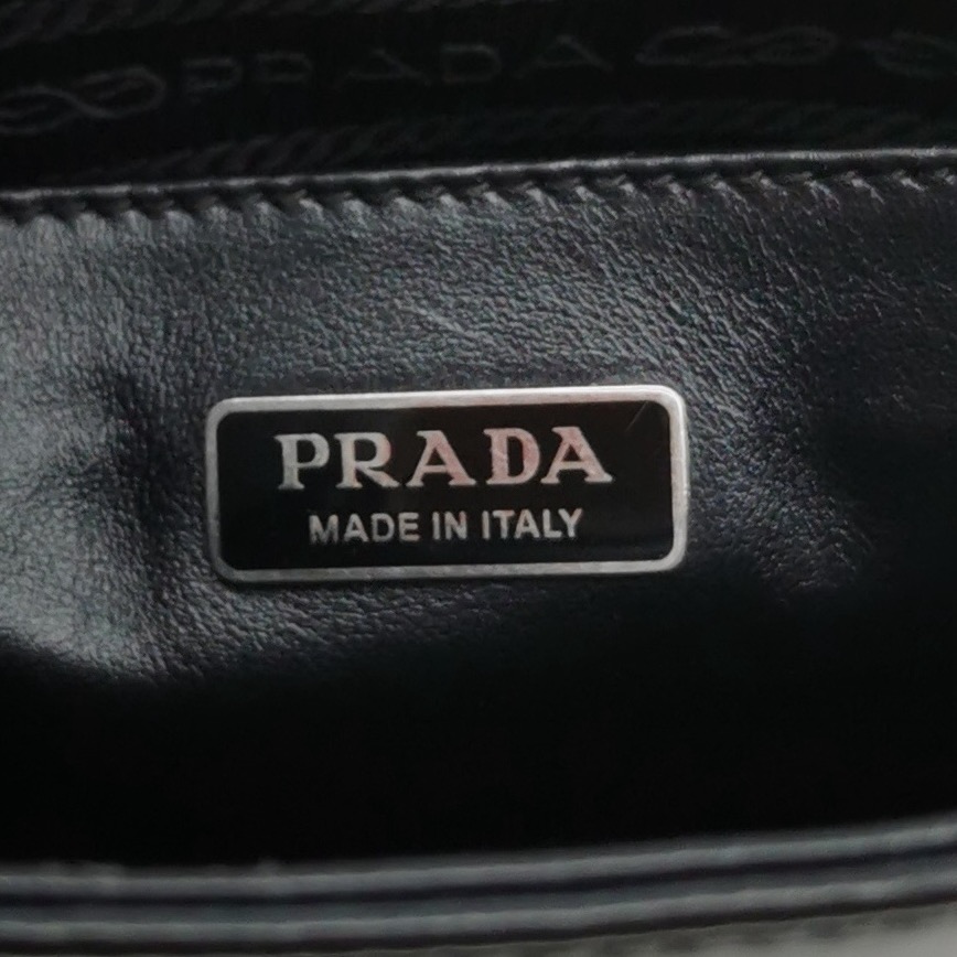 PRADA Cleo Shoulder Bag Spazzolato Leather Medium — photo 8 of 21