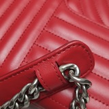 Prada Chain Flap Shoulder Bag Diagramme Quilted Leather Medium — thumbnail 11