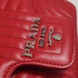 Prada Chain Flap Shoulder Bag Diagramme Quilted Leather Medium — thumbnail 9