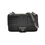 Prada Chain Flap Shoulder Bag Diagramme Quilted Leather Medium — thumbnail 1