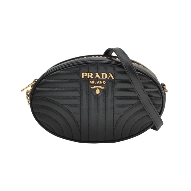 Prada Crossbody Bag Diagramme Quilted Leather — pre-owned, Vierlot