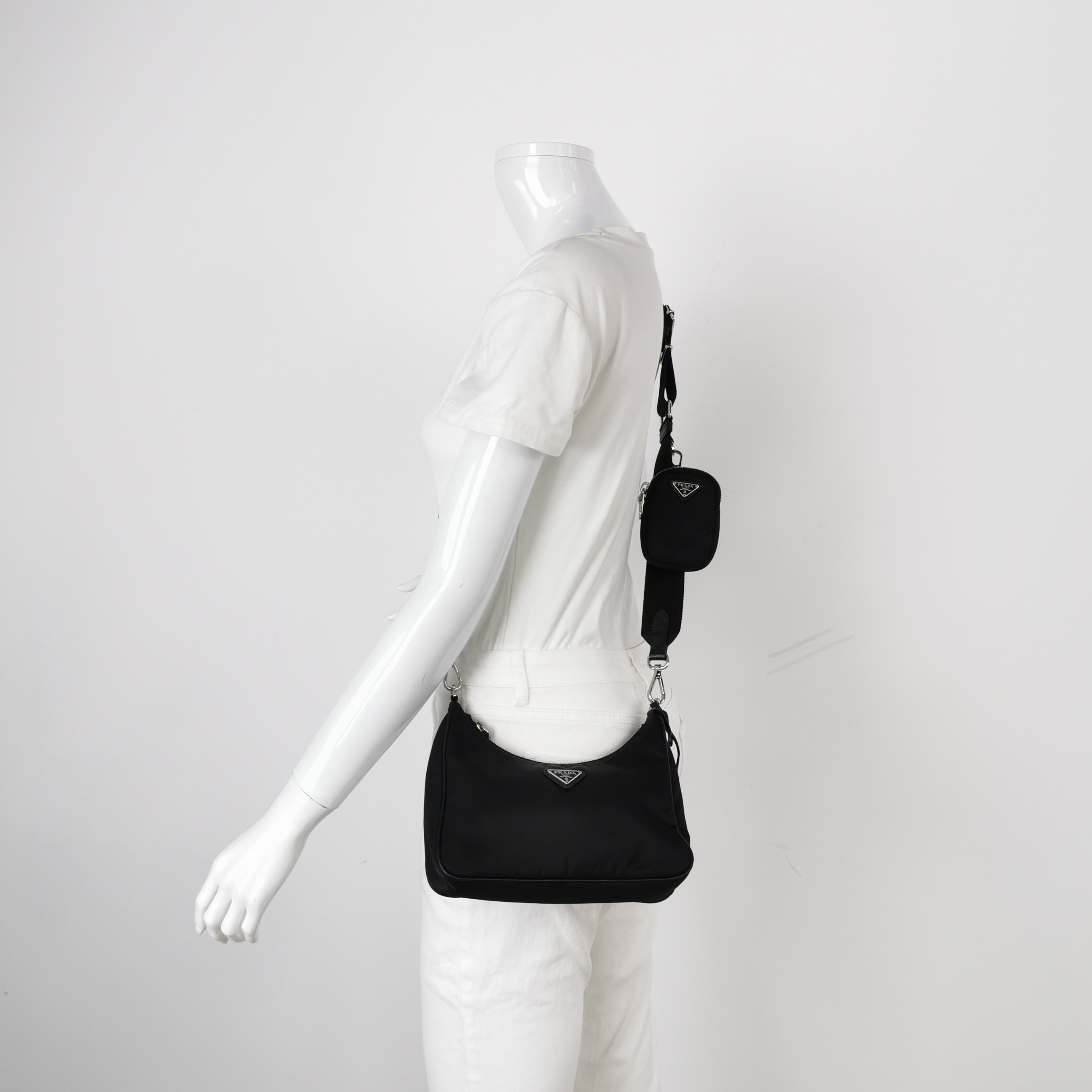 Prada Re-Edition 2005 Shoulder Bag Tessuto Small — alternate view