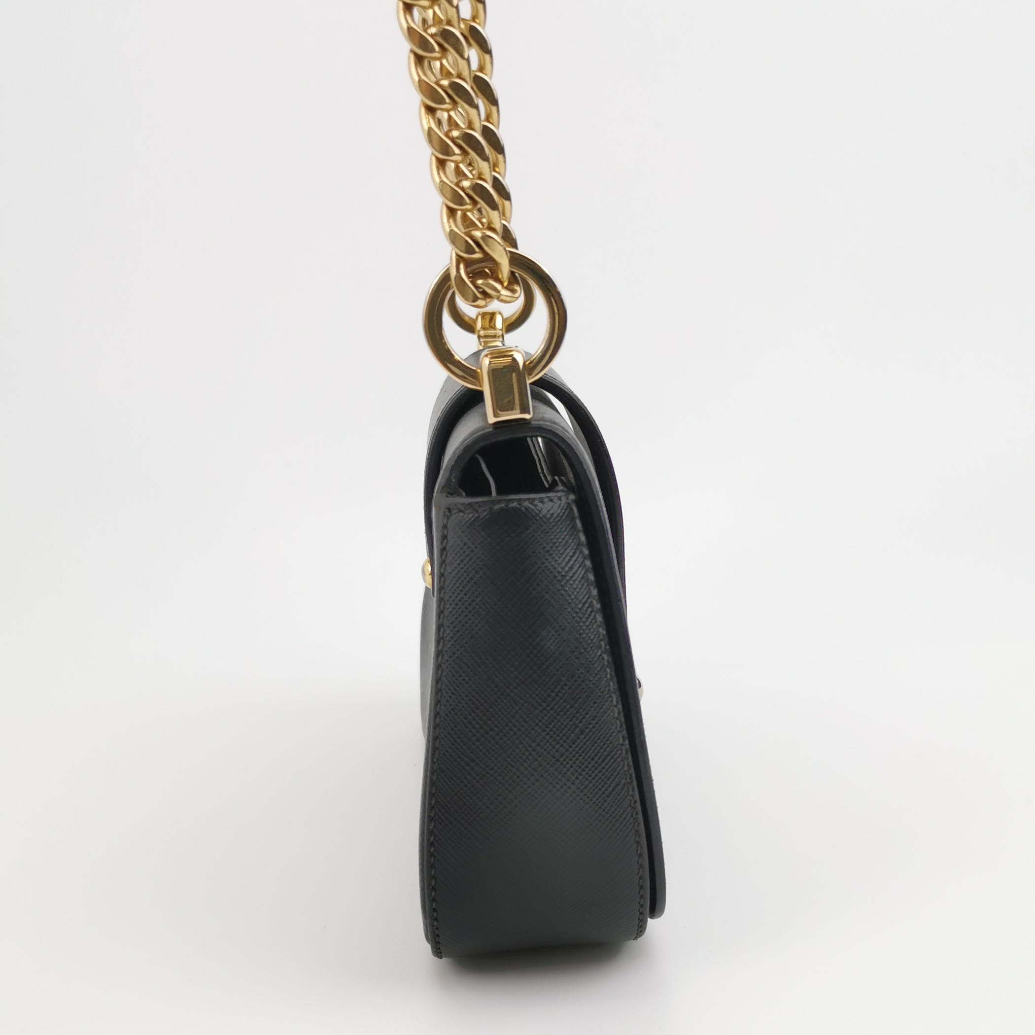 Prada Sidonie Chain Shoulder Bag City Calf — photo 4 of 16