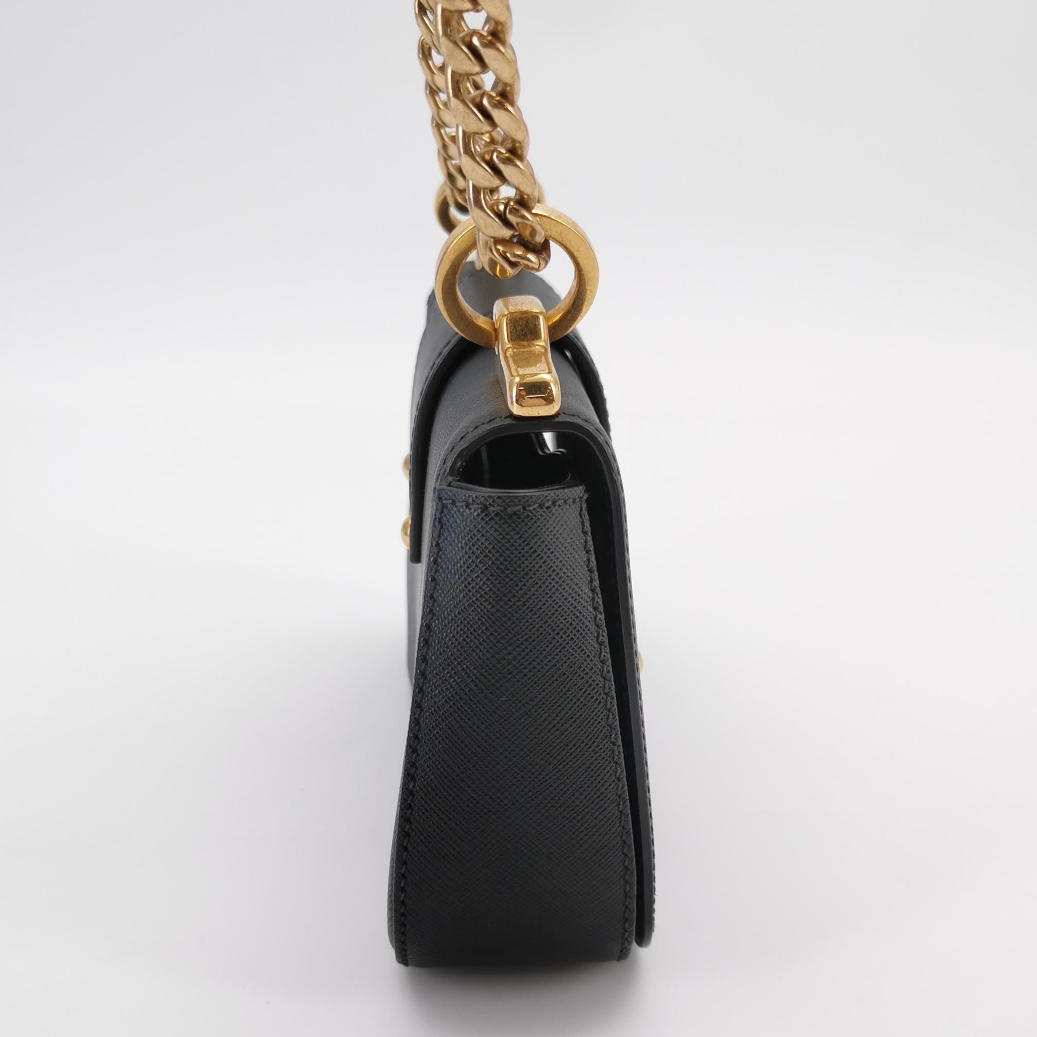 Prada Sidonie Chain Shoulder Bag City Calf — photo 4 of 18