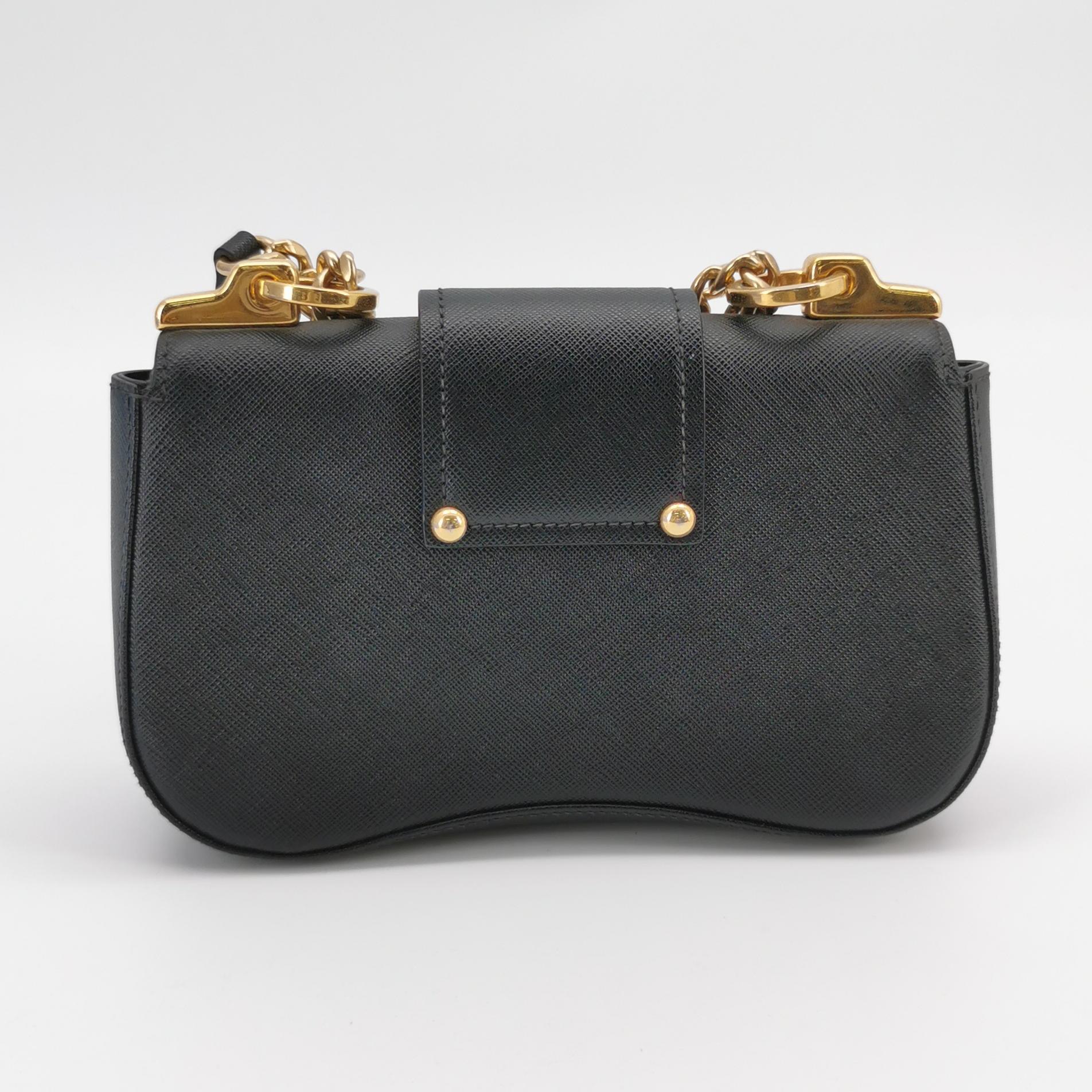 Prada Sidonie Chain Shoulder Bag City Calf — photo 3 of 18