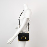 Prada Cahier Crossbody Bag Leather and Saffiano Leather Small — thumbnail 2