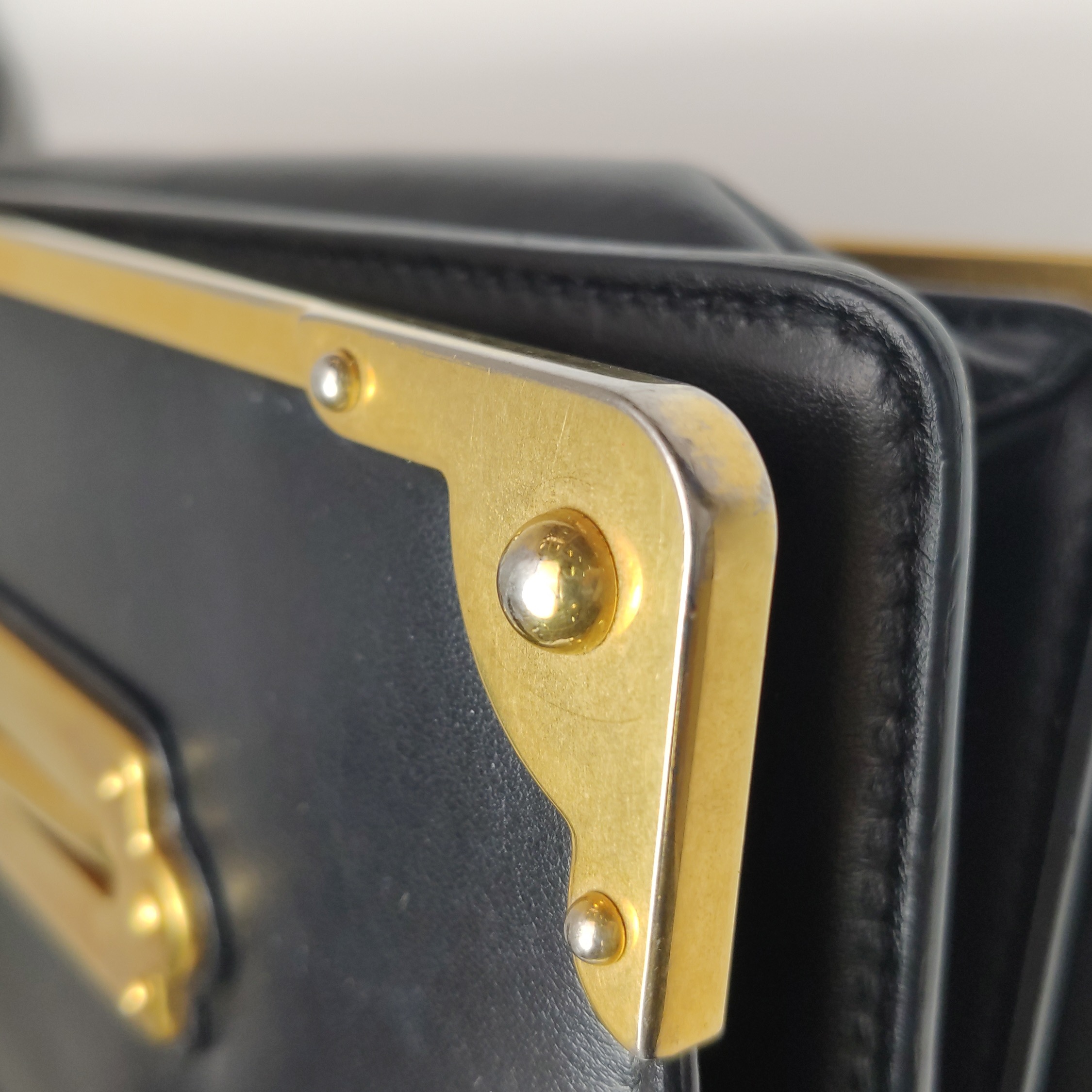 Prada Cahier Crossbody Bag Leather and Saffiano Leather Small — photo 9 of 15