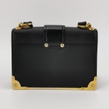 Prada Cahier Crossbody Bag Leather and Saffiano Leather Small — thumbnail 3