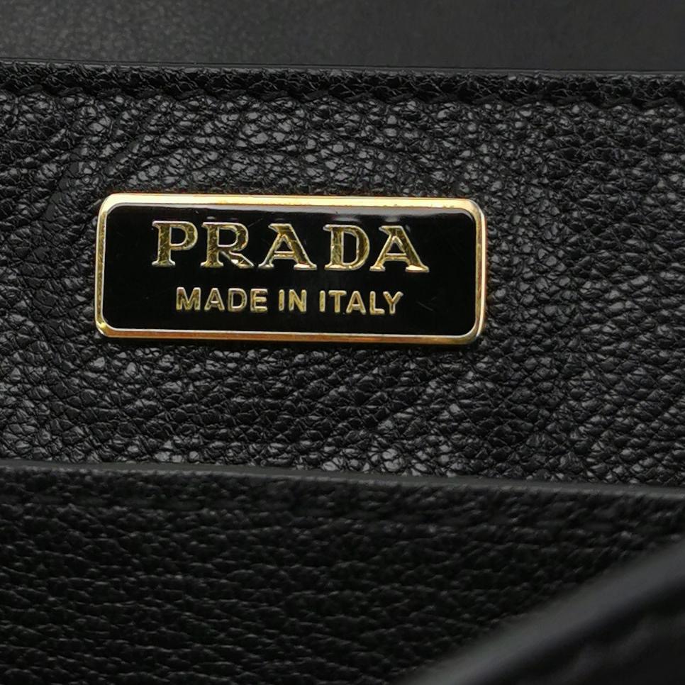 Prada Cahier Crossbody Bag Leather and Saffiano Leather Small — photo 8 of 16