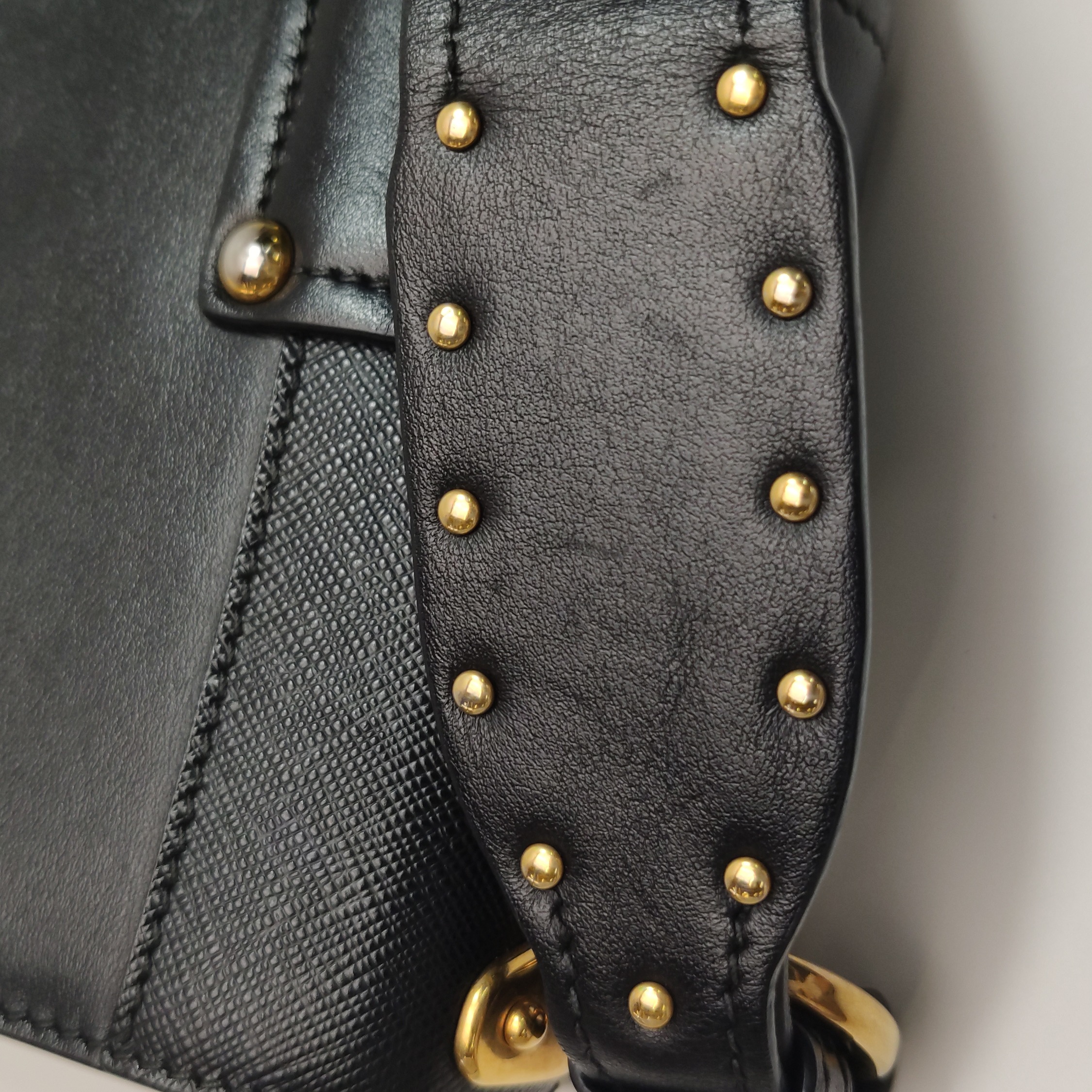 Prada Cahier Crossbody Bag Leather and Saffiano Leather Small — photo 16 of 16