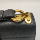 Prada Cahier Crossbody Bag Leather and Saffiano Leather Small — thumbnail 13