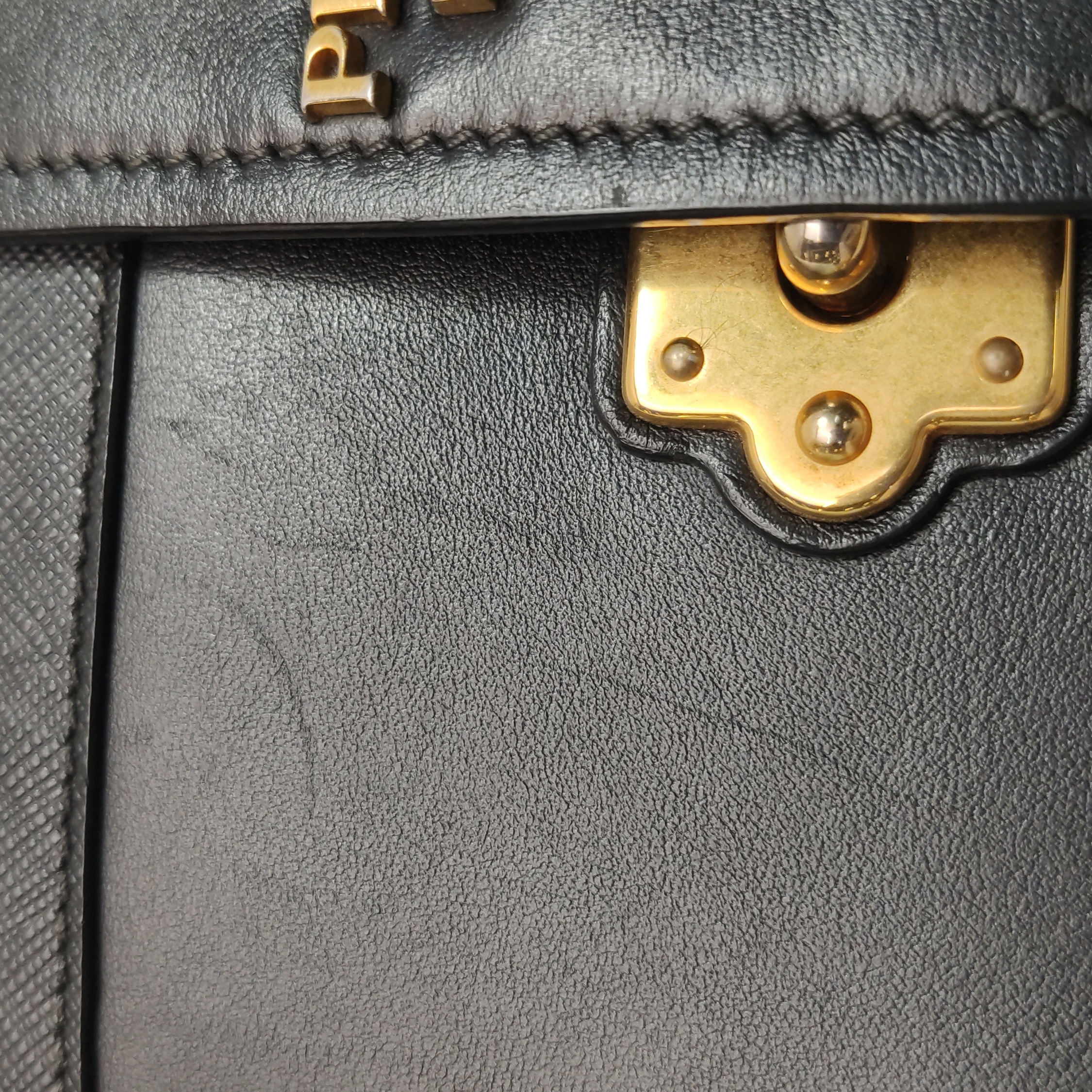 Prada Cahier Crossbody Bag Leather and Saffiano Leather Small — photo 11 of 16
