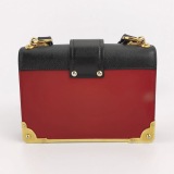 Prada Cahier Crossbody Bag Leather and Saffiano Leather Small — thumbnail 3