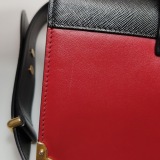 Prada Cahier Crossbody Bag Leather and Saffiano Leather Small — thumbnail 11