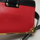 Prada Cahier Crossbody Bag Leather and Saffiano Leather Small — thumbnail 12