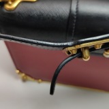 Prada Cahier Crossbody Bag Leather and Saffiano Leather Small — thumbnail 13