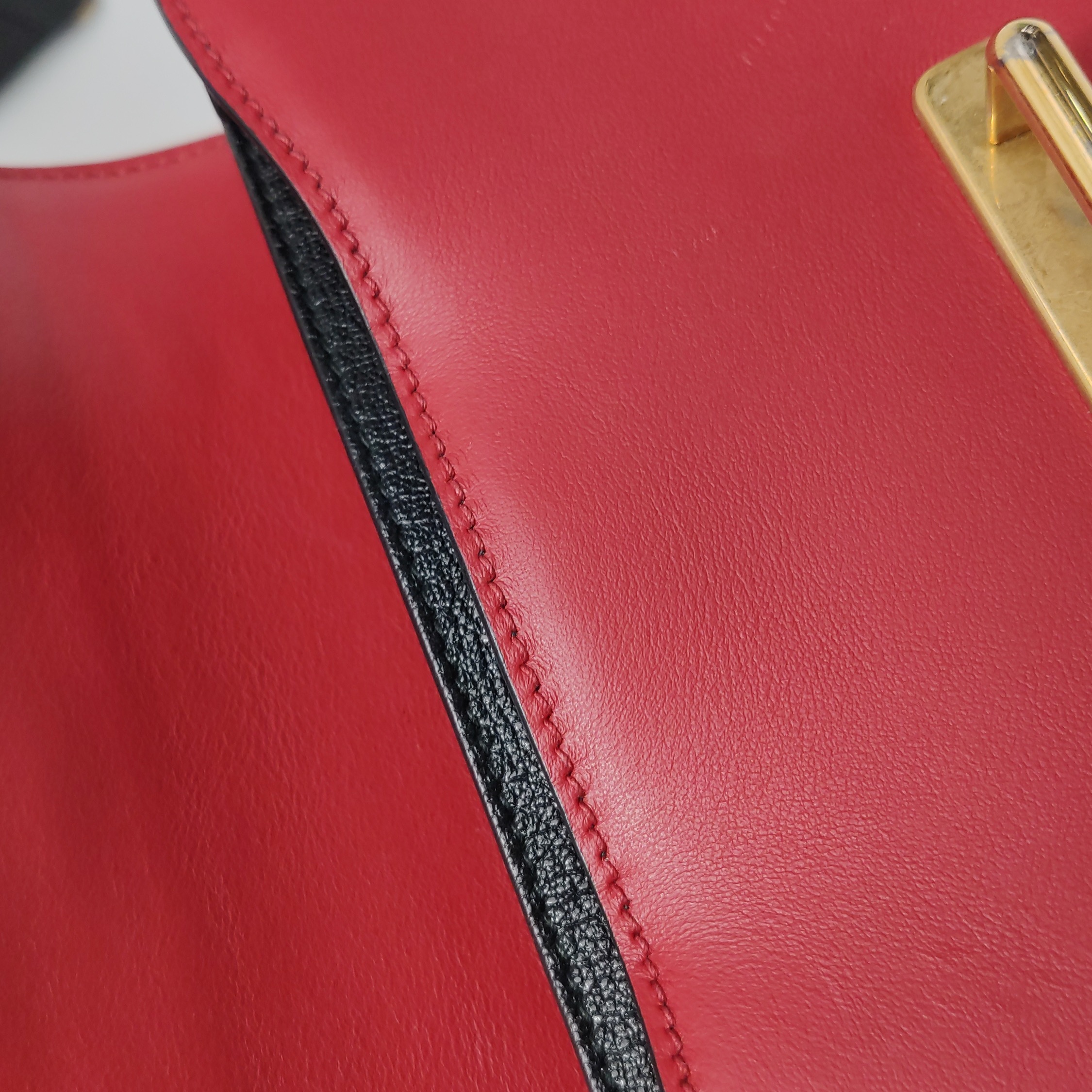 Prada Cahier Crossbody Bag Leather and Saffiano Leather Small — photo 9 of 16