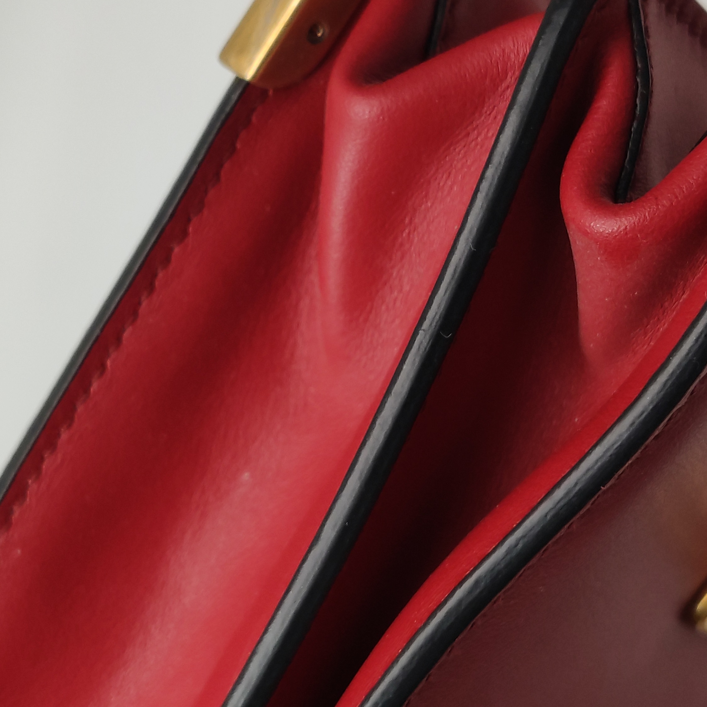 Prada Cahier Crossbody Bag Leather and Saffiano Leather Small — photo 12 of 16