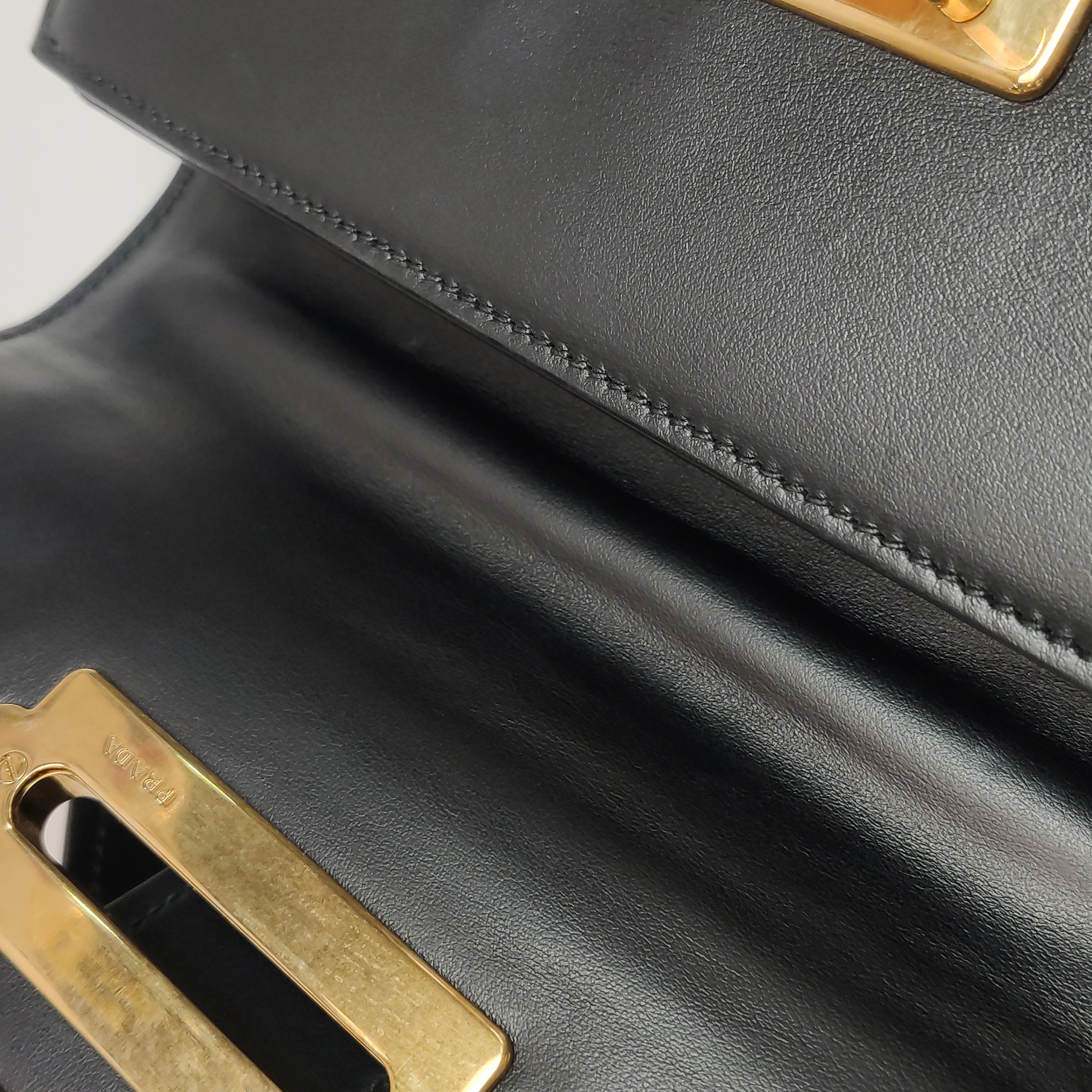 Prada Cahier Convertible Shoulder Bag City Calf and Saffiano — photo 9 of 18