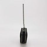 Prada Triangle Pouch Bag with Chain Leather Mini — thumbnail 4