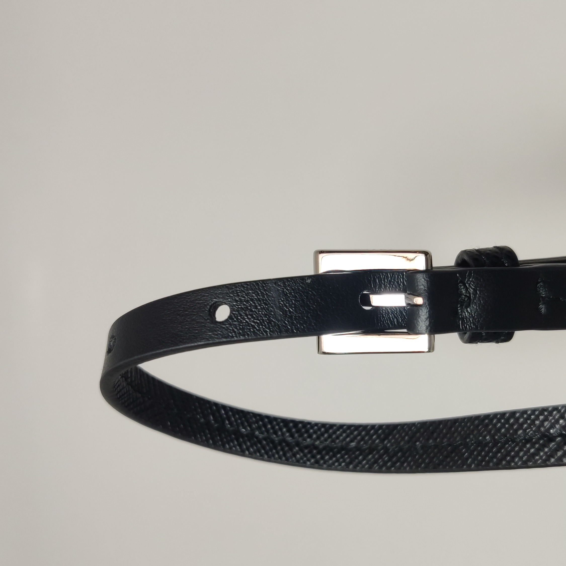 Prada Triangle Pouch Bag with Chain Leather Mini — photo 12 of 13