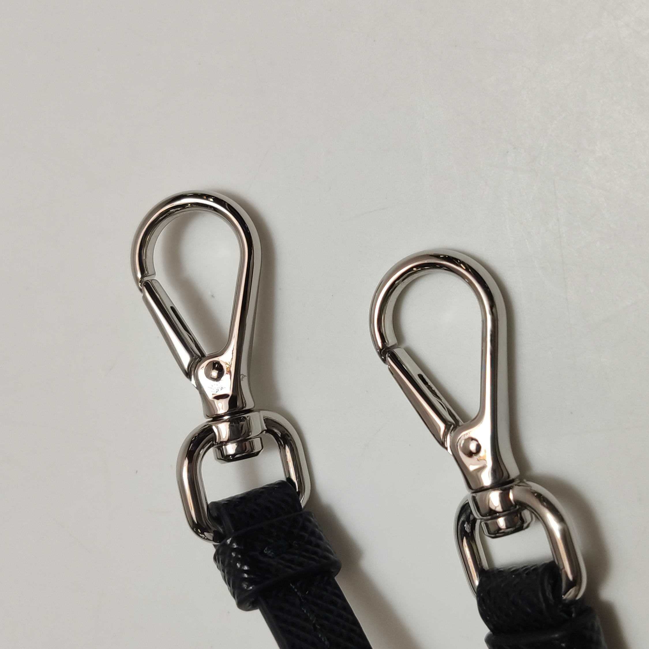 Prada Triangle Pouch Bag with Chain Leather Mini — photo 11 of 13