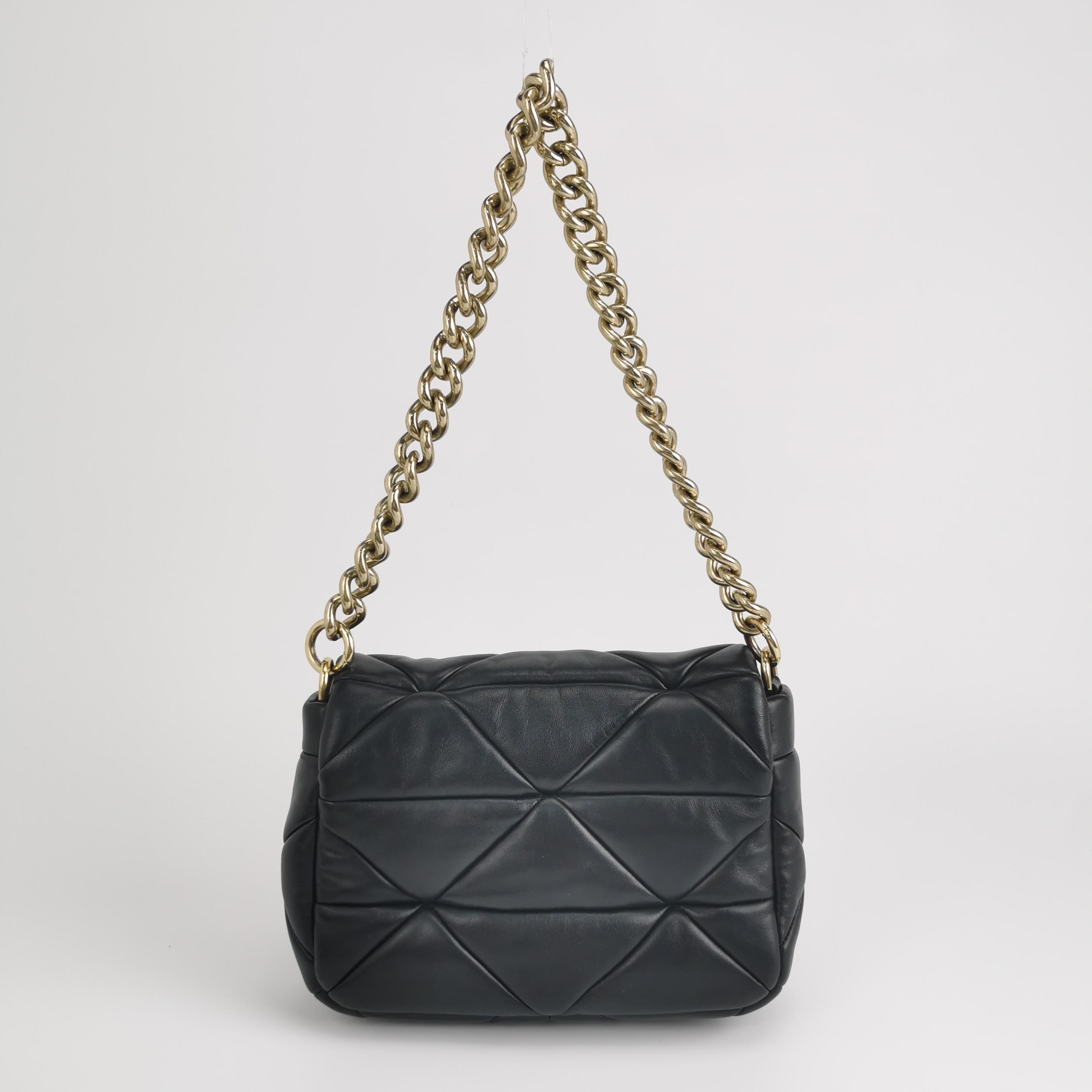 Prada System Flap Shoulder Bag Quilted Nappa Leather Small — photo 3 of 16