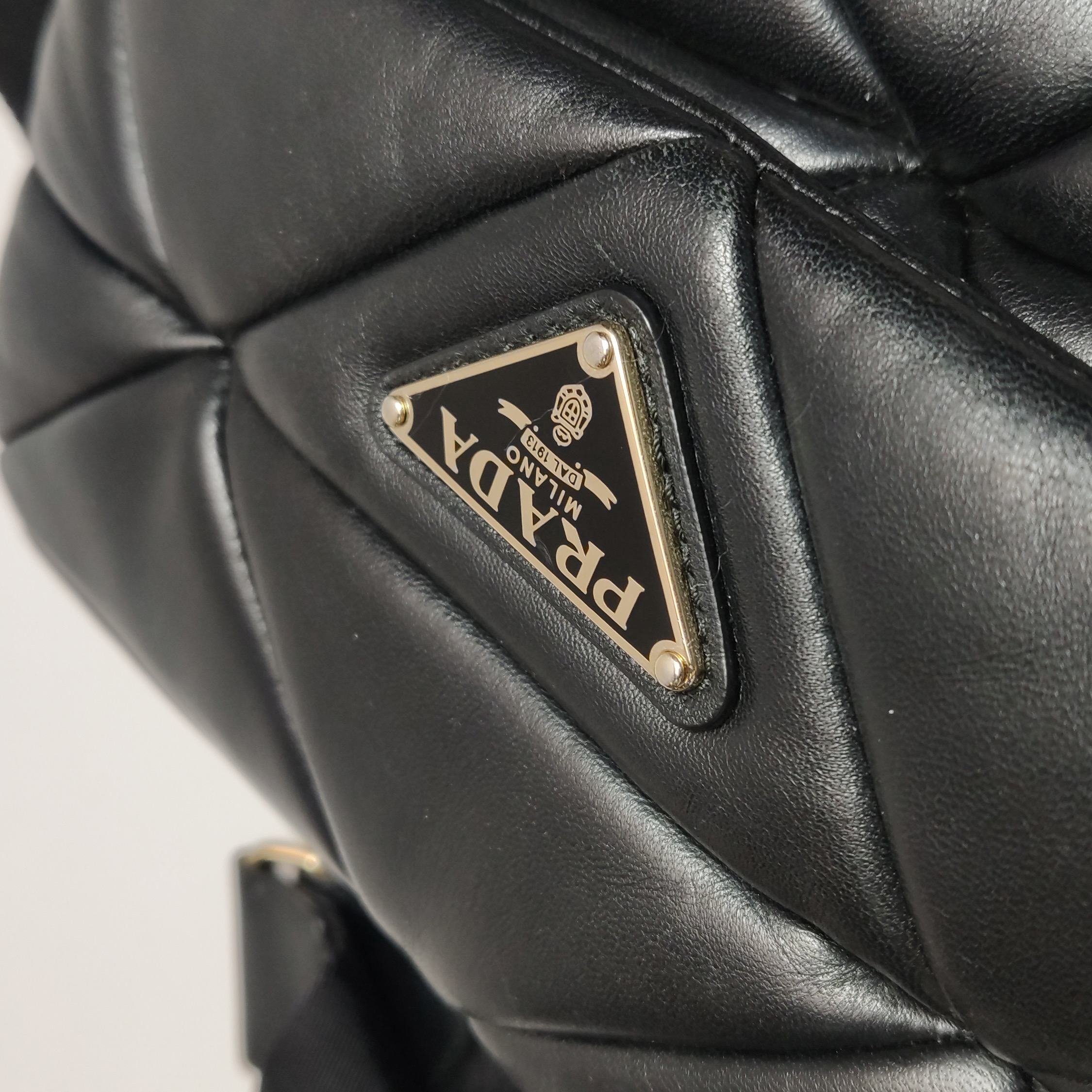 Prada System Flap Shoulder Bag Quilted Nappa Leather Small — photo 10 of 16