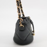 Chanel Drawstring Bucket Bag Quilted Caviar Mini — thumbnail 5