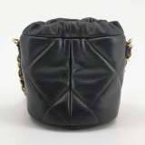 Chanel Drawstring Bucket Bag Quilted Caviar Mini — thumbnail 3