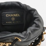 Chanel Drawstring Bucket Bag Quilted Caviar Mini — thumbnail 8