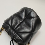 Chanel Drawstring Bucket Bag Quilted Caviar Mini — thumbnail 11