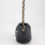 Chanel Drawstring Bucket Bag Quilted Caviar Mini — thumbnail 4