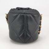 Chanel Drawstring Bucket Bag Quilted Caviar Mini — thumbnail 3