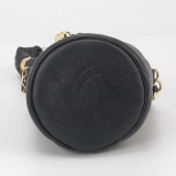Chanel Drawstring Bucket Bag Quilted Caviar Mini — thumbnail 6